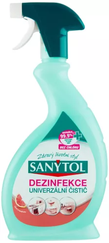 Sanytol univerzális fertőtlenítő tisztítószer spray, grapefruit 500 ml