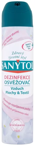 Sanytol fertőtlenítő légfrissítő spray - virágok, 300 ml