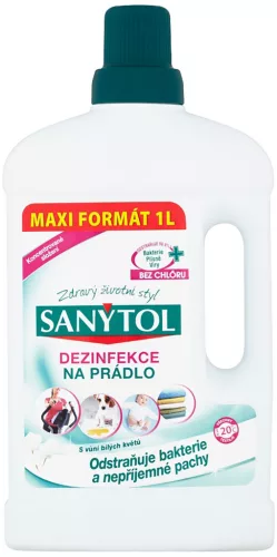 Sanytol Fertőtlenítő mosáshoz, fehér virág illat, 1 l