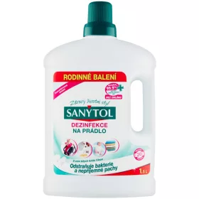   Sanytol Fertőtlenítő ruhákhoz, fehér virág illat, 1500 ml