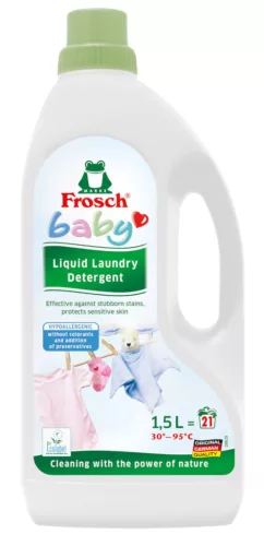 Frosch Baby hipoallergén mosószer csecsemő ruhákhoz, 1500 ml