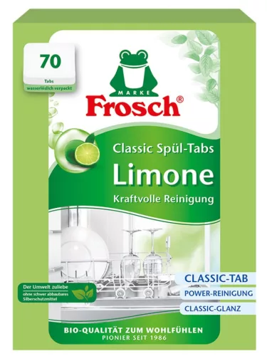 Frosch All in 1 mosogatógép tabletta, lime, 70 tabletta