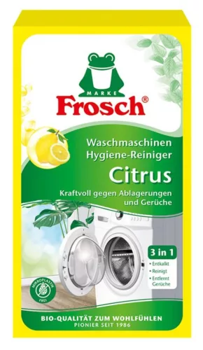 Frosch Higiéniás mosógéptisztító, citrom, 250 g