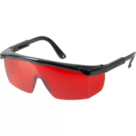 Védőszemüveg Safetyco B507, piros, állítható
