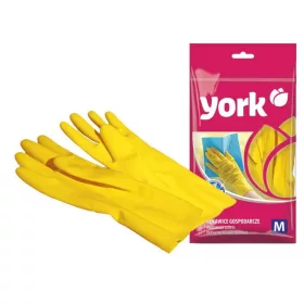 York háztartási gumikesztyű – L méret, sárga