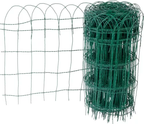 GardeNET PVC, Díszkerítés háló, 65 cm, 15x9 cm, 25 m-es tekercs
