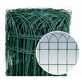   GardeNET PVC, Díszkerítés háló, 40 cm, 15x9 cm, 25 m-es tekercs