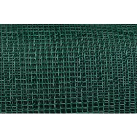   ECONOMY 5, Műanyag háló, 1000/10x10 mm, négyzetes minta, 300g/m2, zöld, 25 m-es tekercs