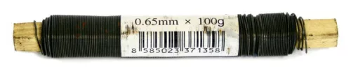 Strend Pro GreenYard 0,65 mm, 100 g Kötöződrót tekercs, PVC fekete
