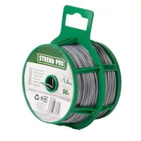   Strend Pro horganyzott kötöződrót, Garden Wire Basket, 1 mm, L-50 m, Zn