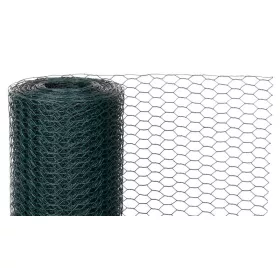  GARDEN HEX PVC, Hatszögletű csirkeháló, 1000/25/1,0 mm, zöld, RAL 6005, 10 m-es tekercs