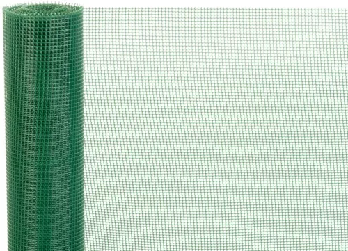 ECONOMY 2, Műanyag háló, 1000/05x05 mm, négyzetes minta, 300g/m2, zöld, 5 m-es tekercs