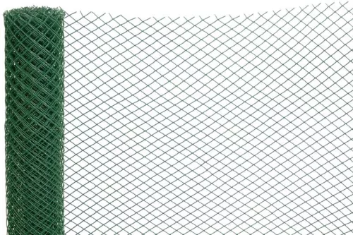 ECONOMY 6, Műanyag háló, 1000/20x20 mm, 45°-os négyzetes minta, 300g/m2, zöld, 5 m-es teker