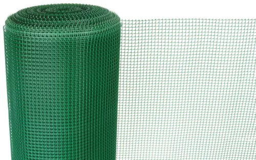 ECONOMY 5, Műanyag háló, 1000/10x10 mm, négyzetes minta, 300g/m2, zöld, 50 m-es tekercs