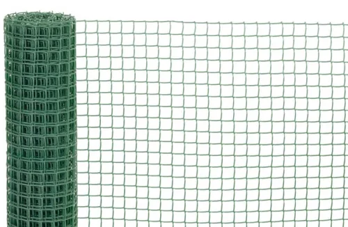 ECONOMY 7, Műanyag háló, 1000/20x20 mm, négyzetes minta, 300g/m2, zöld, 5 m-es tekercs