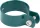 Strend Pro METALTEC FA005, Bilincs kerek oszlophoz, 48 mm, zöld, RAL6005