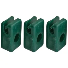  Strend Pro METALTEC 1, Műanyag drótrögzítő, csavarral, zöld, 10 db