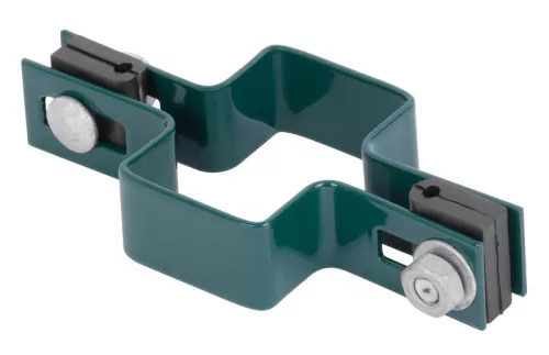Strend Pro EUROSTANDARD, Bilincs szögletes oszlophoz, 60x40 mm, zöld, Zn+PVC, RAL6005