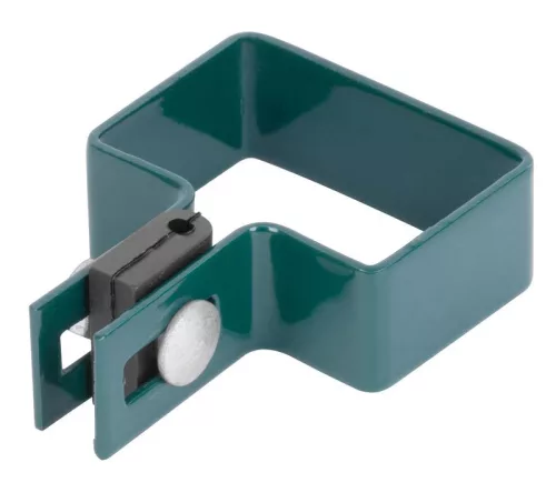 Strend Pro EUROSTANDARD, Bilincs szögletes oszlophoz, 60x40 mm, zöld, Zn+PVC, RAL6005