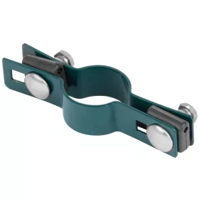   Strend Pro EUROSTANDARD, Bilincs kerek oszlophoz, 48 mm, zöld, Zn+PVC, RAL6005