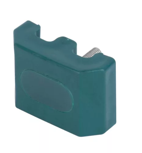 Strend Pro EUROSTANDARD, Rögzítő kerítés panelhez, 60x40 mm, zöld, csavarral együtt, M alakú
