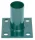 Strend Pro METALTEC, Rögzíthető oszloptalp, kerek oszlophoz 48 mm, zöld, RAL6005