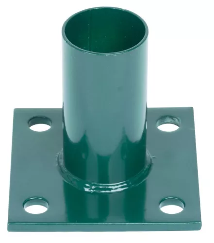 Strend Pro METALTEC, Rögzíthető oszloptalp, kerek oszlophoz 48 mm, zöld, RAL6005