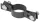 Strend Pro EUROSTANDARD, Blincs kerek oszlophoz, 48 mm, antracit, Zn+PVC, RAL7016