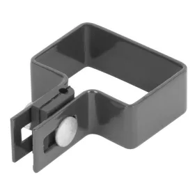   Strend Pro EUROSTANDARD, Bilincs szögletes oszlophoz, 60x40 mm, vég, antracit, Zn+PVC, RAL7016