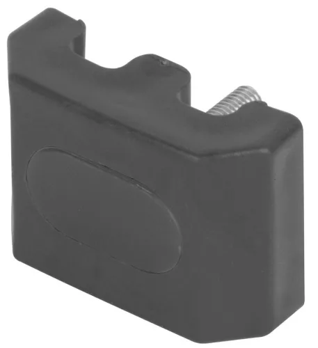 Strend Pro EUROSTANDARD, Rögzítő kerítés panelhez, 60x40 mm, antracit, csavarral együtt, M alakú