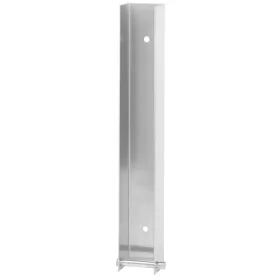   Strend Pro EUROSTANDARD, Horganyozott kerítésoszlop tartóelem, 40x300 mm, csavarokkal, alátétlemezekhez