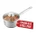 MagicHome Chloe rozsdamentes acél nyeles lábas üvegfedővel – Ø 14 cm, 1000 ml