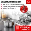MagicHome Chloe rozsdamentes acél nyeles lábas üvegfedővel – Ø 14 cm, 1000 ml
