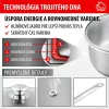 MagicHome Chloe rozsdamentes acél nyeles lábas üvegfedővel – Ø 14 cm, 1000 ml