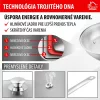 MagicHome Chloe rozsdamentes acél serpenyő üvegfedővel – Ø 24 cm, 2500 ml