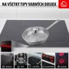 MagicHome Chloe rozsdamentes acél serpenyő üvegfedővel – Ø 28 cm, 4000 ml