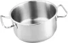 MagicHome Chloe rozsdamentes acél lábas üvegfedővel – Ø 16 cm, 1500 ml