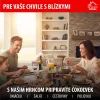 MagicHome Chloe rozsdamentes acél lábas üvegfedővel – Ø 24 cm, 5500 ml