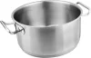 MagicHome Chloe rozsdamentes acél lábas üvegfedővel – Ø 24 cm, 5500 ml
