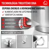 MagicHome Chloe rozsdamentes acél fazék üvegfedővel – Ø 26 cm, 6600 ml