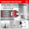 MagicHome Chloe rozsdamentes acél fazék üvegfedővel – Ø 26 cm, 10 liter