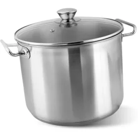   MagicHome Chloe rozsdamentes acél fazék üvegfedővel – Ø 30 cm, 15 liter
