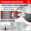 MagicHome Chloe rozsdamentes acél wok edény üvegfedővel – Ø 26 cm, 5 liter