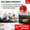 MagicHome Chloe rozsdamentes acél edénykészlet üvegfedőkkel – 9 részes
