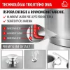MagicHome Chloe rozsdamentes acél edénykészlet üvegfedőkkel – 9 részes
