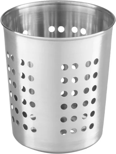 MagicHome rozsdamentes acél evőeszköztartó – Ø 12,5 × 14 cm