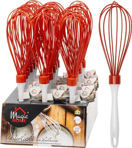MagicHome szilikon habverő – +260 °C-ig hőálló, 18 db-os display