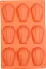 MagicHome szilikon sütőforma medvemancs süteményhez – 9 részes, 30 × 20 cm