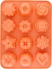 MagicHome szilikon muffinforma különböző formákkal – 21,2 × 15,6 × 3 cm