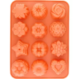  MagicHome szilikon muffinforma különböző formákkal – 21,2 × 15,6 × 3 cm